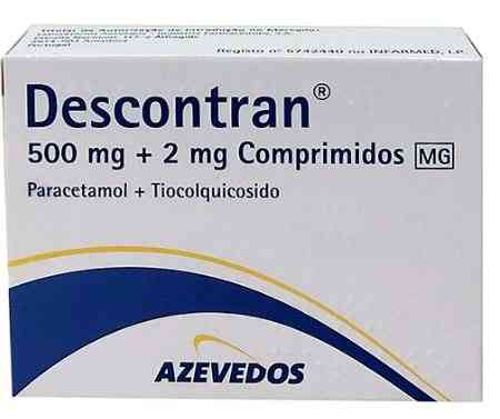 DESCONTRAN 500mg/2mg Tablets