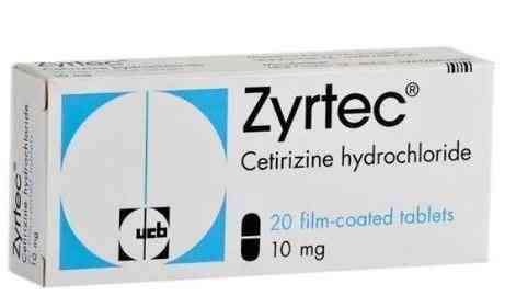 ZYRTEC 10mg Tablets/Film-coated