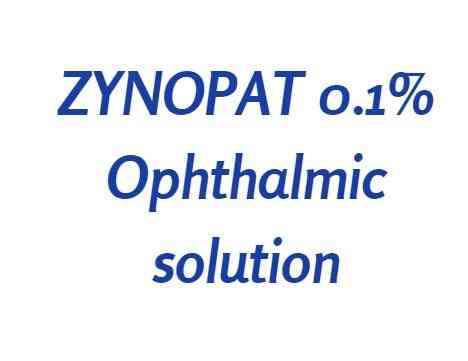 ZYNOPAT 0.1%  Ophthalmic solution