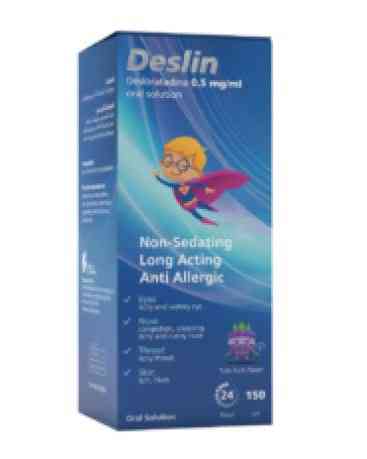 DESLIN 2.5mg/5 ml  Oral solution
