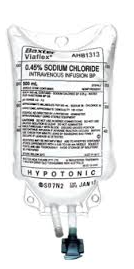0.45% w/v SODIUM CHLORIDE INTRAVENOUS INFUSION B.P. 