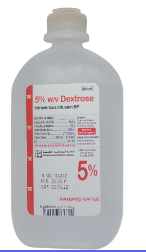 DEXTROSE 5% w/v B.P.