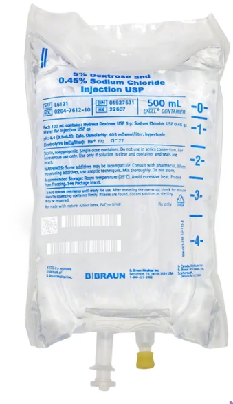5% DEXTROSE & 0.45% SODIU...