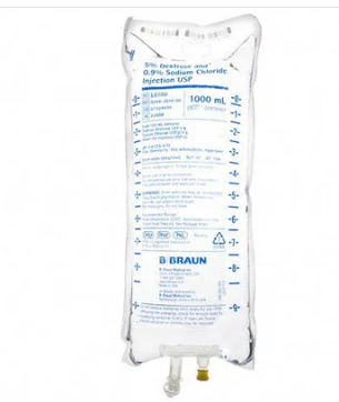 5% w/v DEXTROSE & 0.18% w/v SODIUM CHLORIDE INJECTION USP 