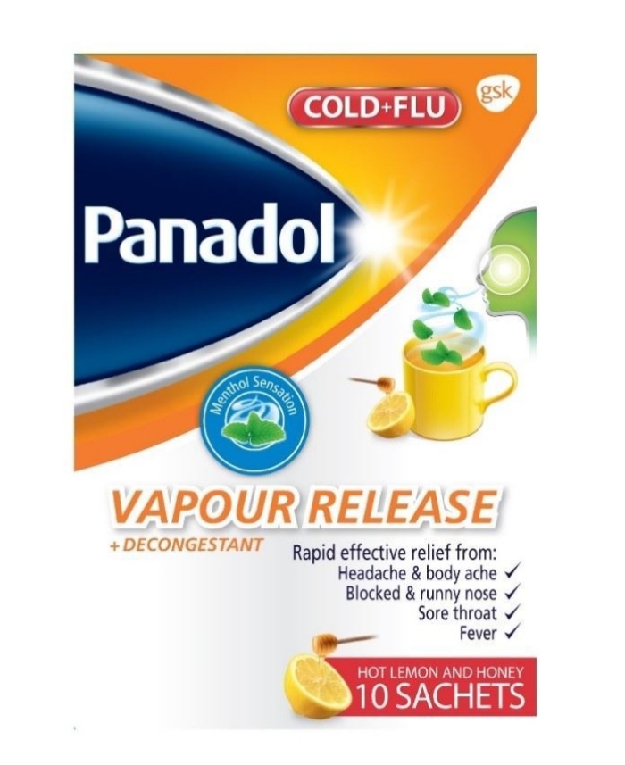 PANADOL COLD+FLU VAPOUR RELEASE + DECONGESTANT 