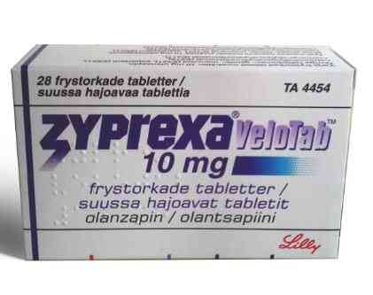 ZYPREXA VELOTAB 10mg