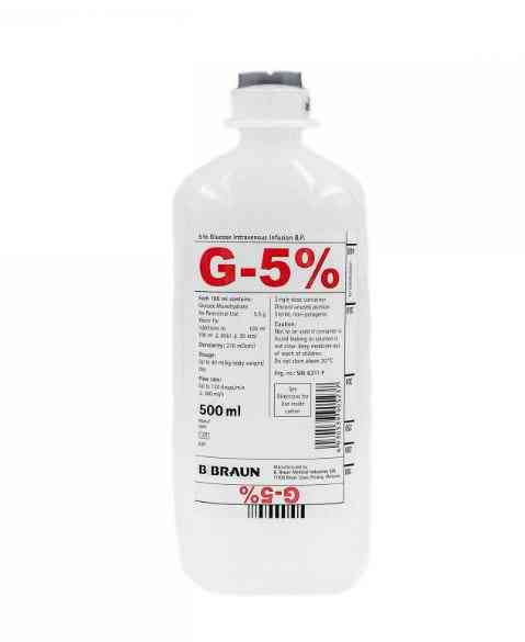GLUCOSE 5% w/v BP 