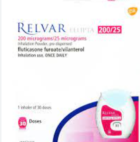 RELVAR ELLIPTA 200/25 mcg