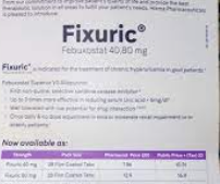 FIXURIC 40 mg
