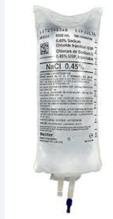 (BAXTER) Sodium Chloride 0.45% w/v (Viaflo)