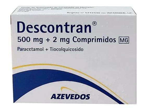 descontran 500 mg+2 mg tablet uses